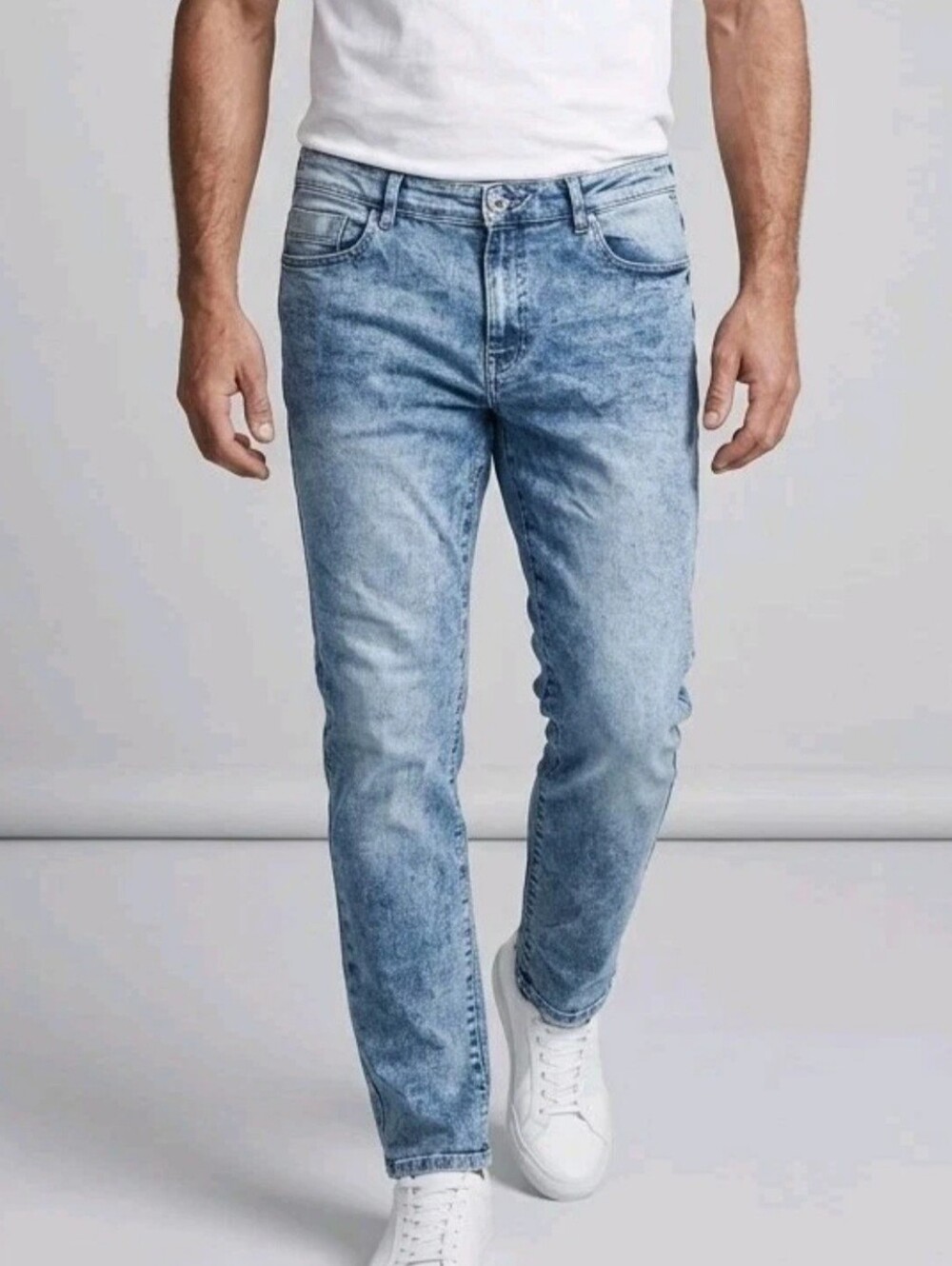 Southpole Jeans Men 40x30 Blue Denim Relaxed Baggy Streetwear Skater 90s Y2K